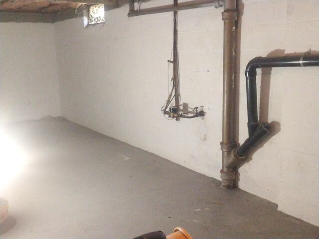 Combating Leaky Basement Walls in Cornwall On Hudson, NY - Before Photo