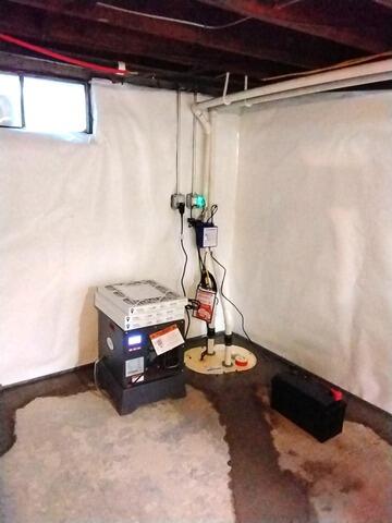 Waterproofing a Wet Basement in New Windsor, NY - After Photo
