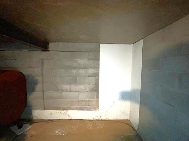 Repairing a Failing Foundation Wall in New Paltz, NY - Before Photo