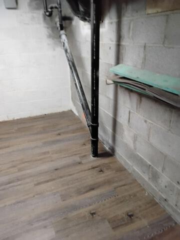 Protecting a Basement from Water Intrusion in Pine Bush, NY - Before Photo
