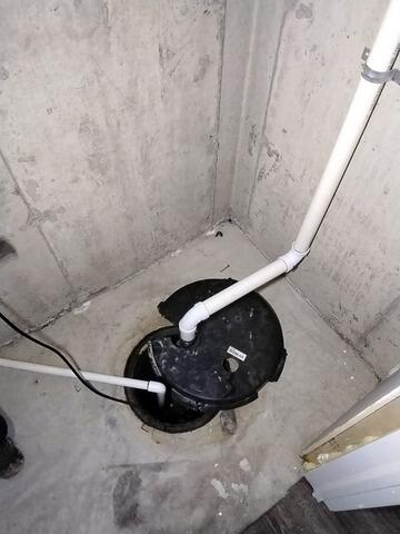 Replacing a Faulty Sump Pump with a Reliable Solution in New Windsor, NY - Before Photo