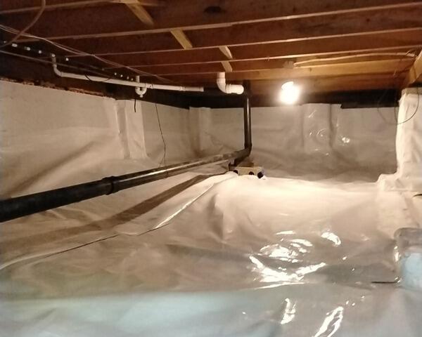 Sealing off a Crawl Space in Warwick, NY