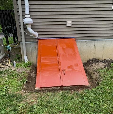 Replacing an Old Cellar Door in Verbank, NY - After Photo