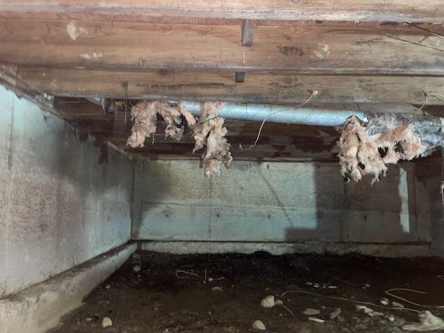 Transforming and Insulating a Crawl Space in Newburgh, NY - Before Photo