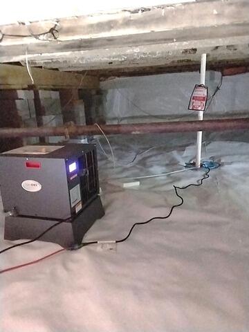 Turning a Gross Crawl Space into a Dry Environment in Ellenville, NY - After Photo