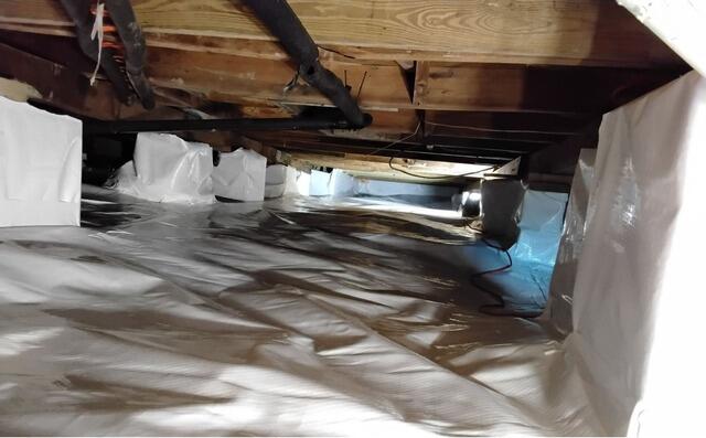 Sealing a Crawl Space Off from the Elements in Greenwood Lake, NY - After Photo
