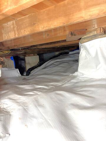 Sealing off a Crawl Space in Fort Montgomery, NY - After Photo