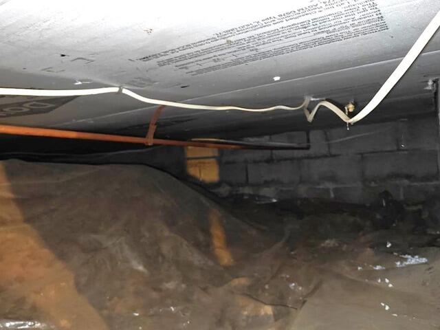 Crawl Space Waterproofing in Bullville, NY - Before Photo