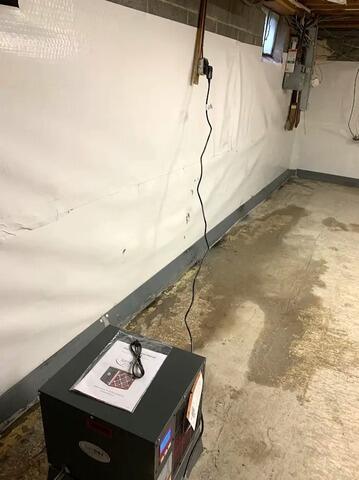 Waterproofing a Damaged Basement in New City, NY - After Photo
