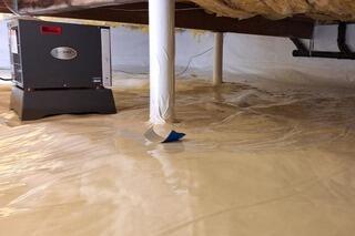 Encapsulating a Crawlspace in Highland, NY
