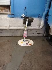 Pumping Out Water from a Basement in Liberty, NY