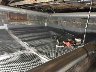 Sealing Off a Crawl Space in Middletown, NY