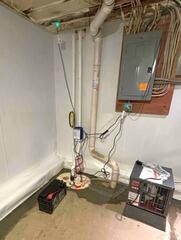 Replacing an Old Sump Pump with our TripleSafe Sump Pump System in Tivoli, NY