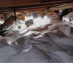 Keeping Water Out of a Crawl Space in Phoenicia, NY