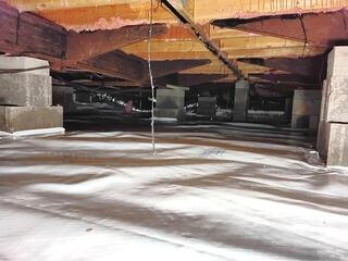 Encapsulating a Crawl Space in Cuddebackville, NY