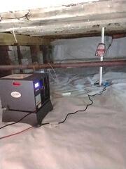 Turning a Gross Crawl Space into a Dry Environment in Ellenville, NY