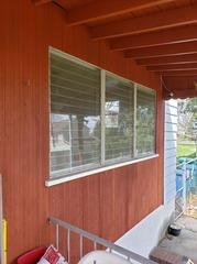 Replacing Older Wood Windows with GlobalTech Vinyl Triple Picture Windows in Bristol, PA