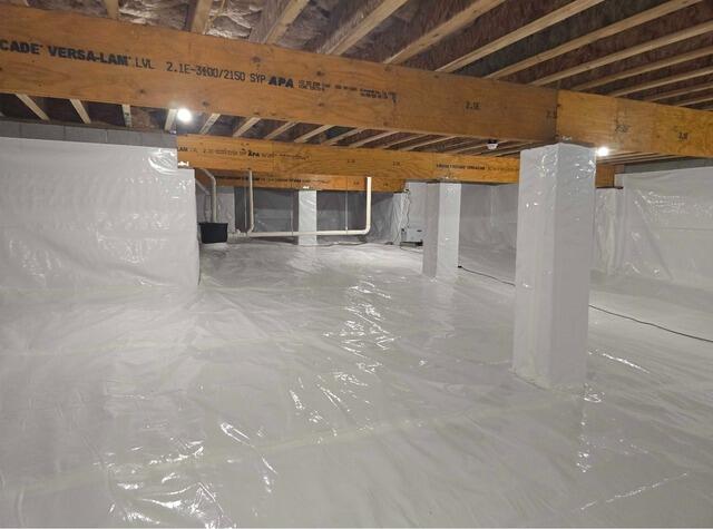 Basement waterproofing in Springdale, AR - After Photo