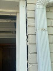Foundation Settlement Repaired with Pier Installation Near Garage Door in Woodward, OK (73802)