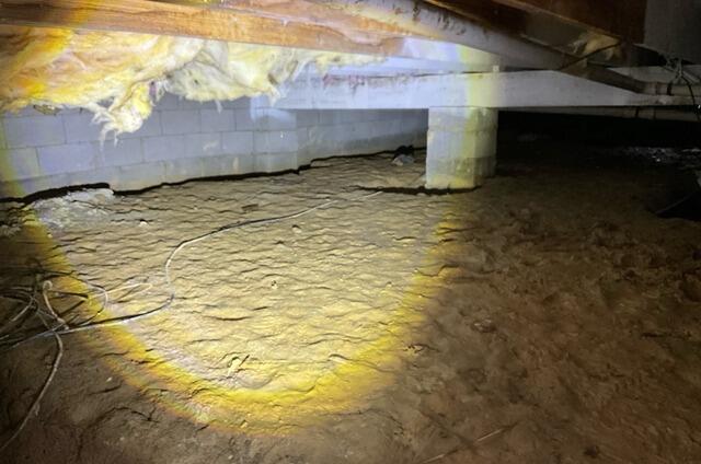 Crawl Space Encapsulation in Stephens City, VA - Before Photo