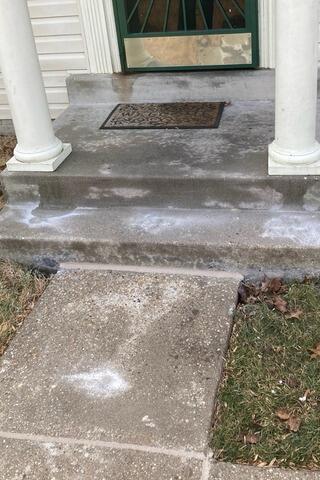 Leveling Concrete entryway steps in Temple Hills, MD - After Photo