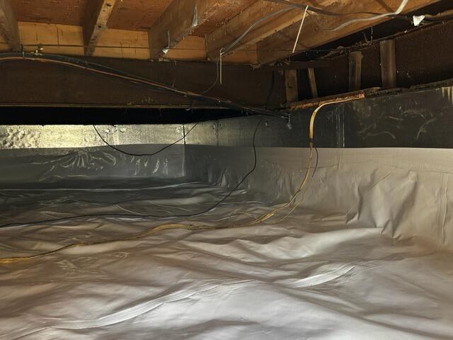 Crawl Space Waterproofing in White Plains, VA - After Photo