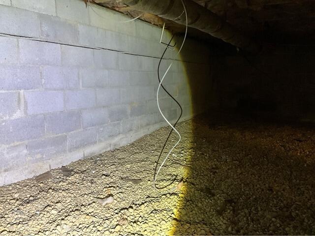 Crawl Space Foundation Repair in Fort Washington, MD - Before Photo