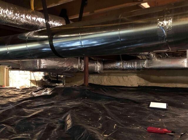 Crawl Space Encapsulation in Glenn Dale, MD - Before Photo
