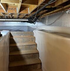 Crawl Space Encapsulation in Washington DC Townhome