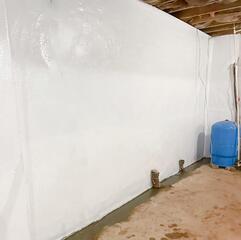Basement Waterproofing Single Family Home in Hartwood, VA