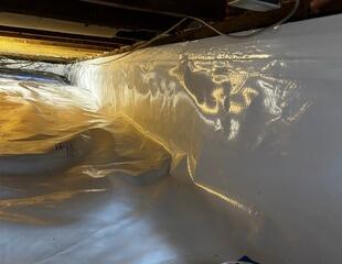 Crawl Space encapsulation in Arlington, VA