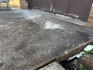 Concrete driveway lifting in Fort Washington, MD