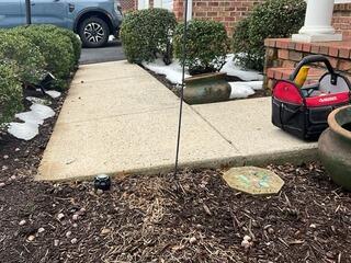 Concrete Sidewalk leveling in Lorton, VA