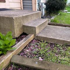 Concrete Porch Leveling in Burtonsville, MD - Front Stoop Lifted and Stabilized