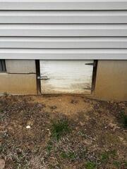 Before & After: Crawl Space Door Replacement in Woodstock, MD