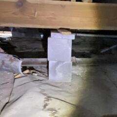 Floor Support in Crawl Space in Linden, VA