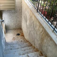 GeoLock Wall Anchor Repair for Failing Basement Entryway Wall in Ellicott City, MD