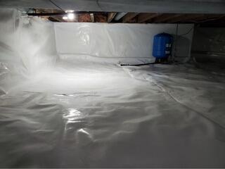 Crawl Space encapsulation in Glenwood, MD