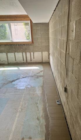 Basement Waterproofing in New Castle, IN - After Photo