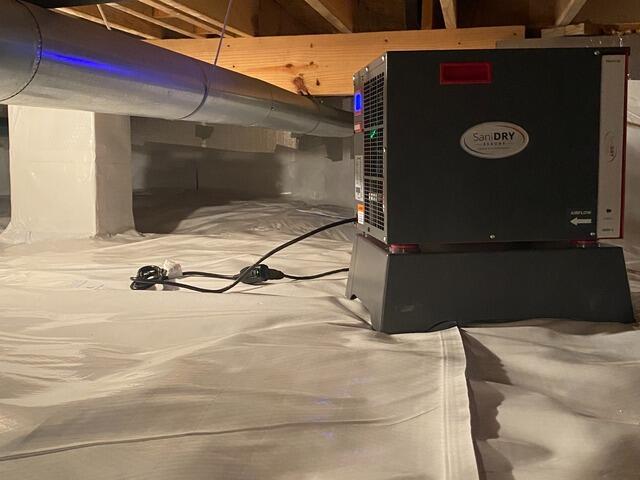 Complete Crawl Space Encapsulation & Waterproofing in Martinsville, IN - After Photo