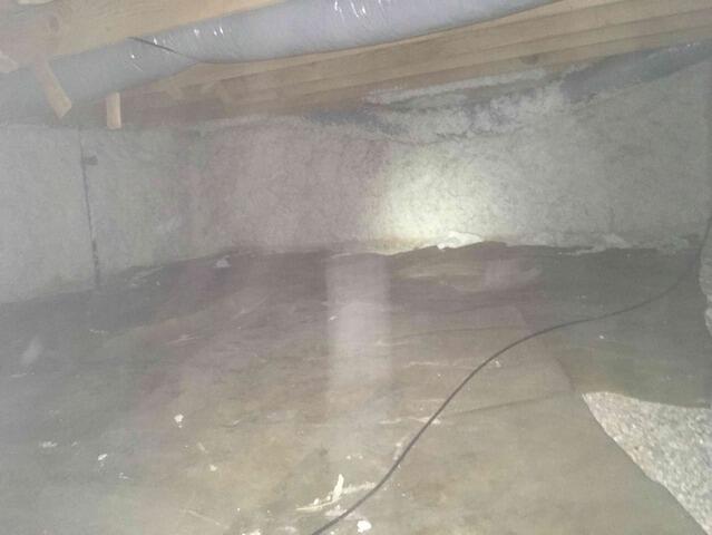 Crawl Space Encapsulation and Insulation in Mooresville, IN - Before Photo