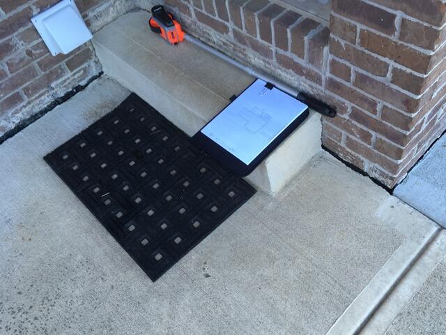 From Sinking to Solid: Concrete Lift in New Palestine - Before Photo