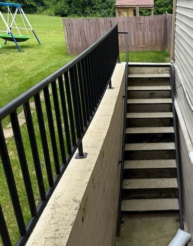 Foundation Wall Stabilization - Indianapolis, IN - Before Photo