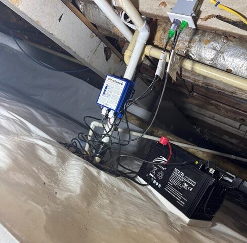 Crawl Space Encapsulation and Sump Pump Install in Clayton, IN - After Photo