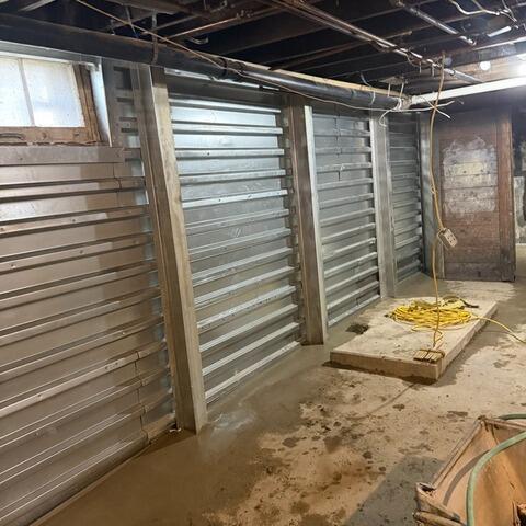 Before and After: A Reinforced, Dry Basement in Huntertown - After Photo