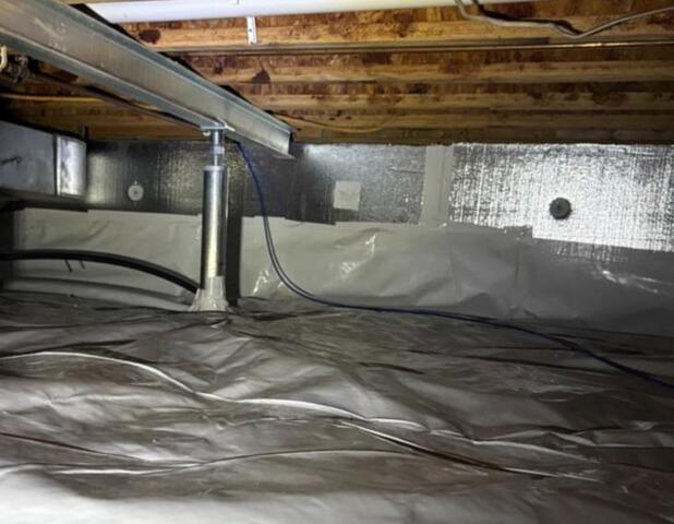 Crawl Space Encapsulation and Floor Leveling in Noblesville, IN - After Photo