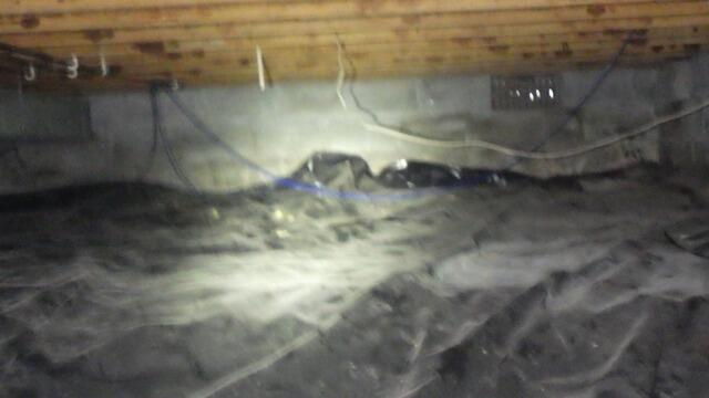 Crawl Space Encapsulation and Floor Leveling in Noblesville, IN - Before Photo