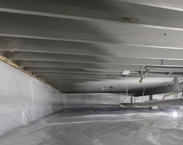Crawl Space Encapsulation in Stilesville, iN - After Photo