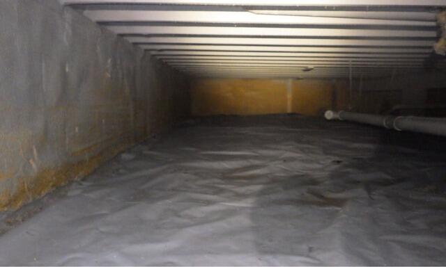 Crawl Space Encapsulation in Stilesville, iN - Before Photo