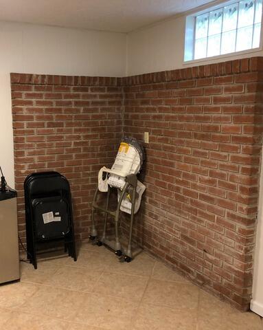 Basement Waterproofing in Nineveh, IN - Before Photo